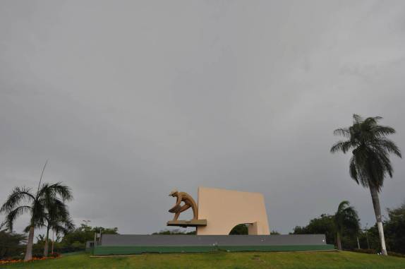 Monumento aos garimpeiros, em Boa Vista - RR